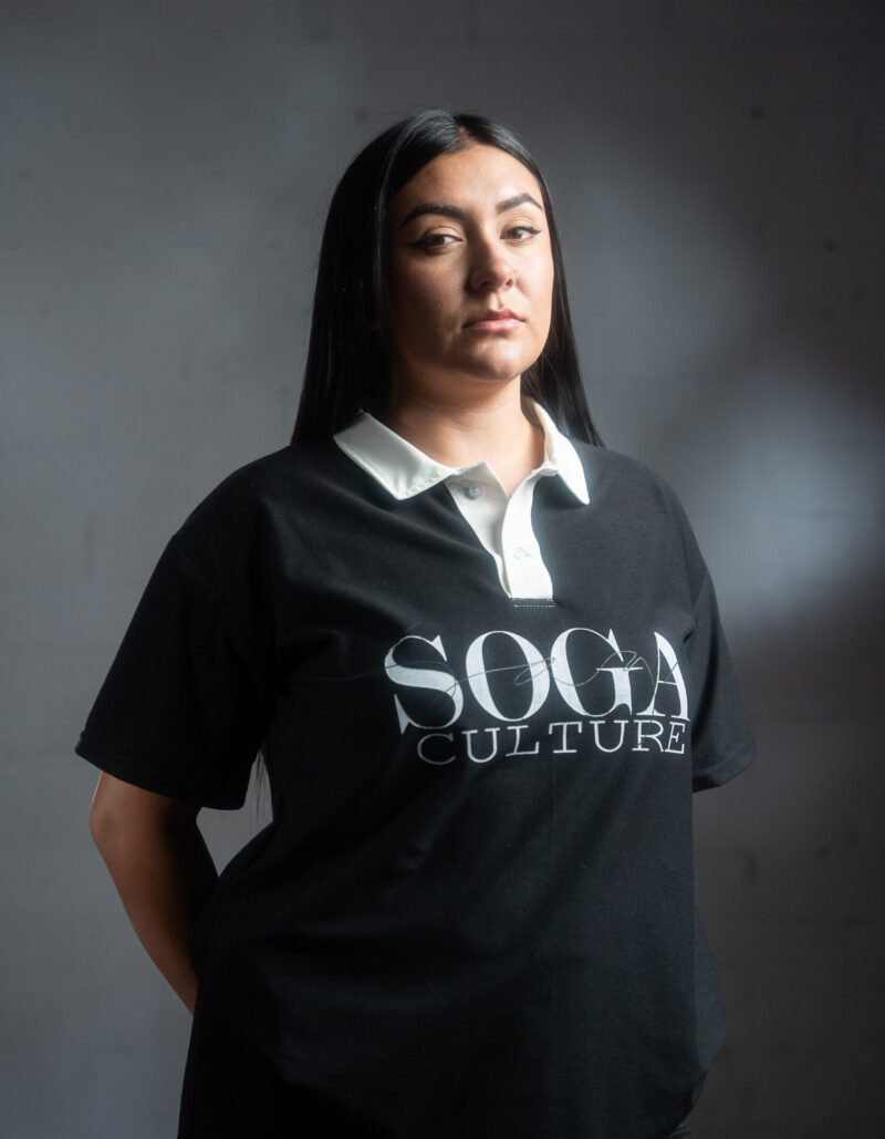 Polo Semi-Oversize Negro