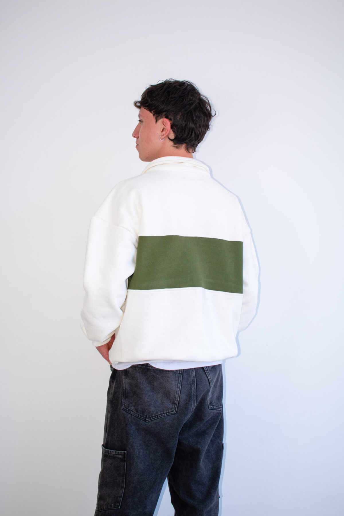 HALF ZIP SWEATER - VARSITY CREW - Image 2